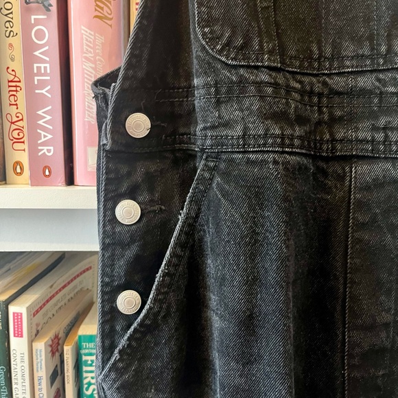 Bluenotes Black Denim Overalls - Picture 2 of 5